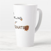 Klaar, Willing en cafeïne Latte Mok (Rechterhoek)