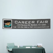 Klaarmaken voor eerlijke aanpasbare bannertekens spandoek (Beurs)