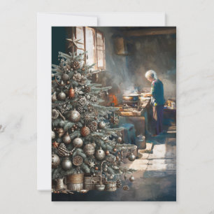 KLAARMAKEN VOOR KERSTDINER FEESTDAGENKAART