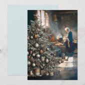 KLAARMAKEN VOOR KERSTDINER FEESTDAGENKAART (Voorkant / Achterkant)