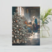 KLAARMAKEN VOOR KERSTDINER FEESTDAGENKAART (Staand voorkant)