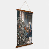 KLAARMAKEN VOOR KERSTDINER HANGEND WANDKLEED (Gebogen)