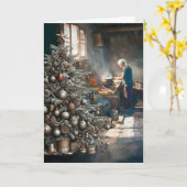 KLAARMAKEN VOOR KERSTDINER KAART (Gele Bloem)