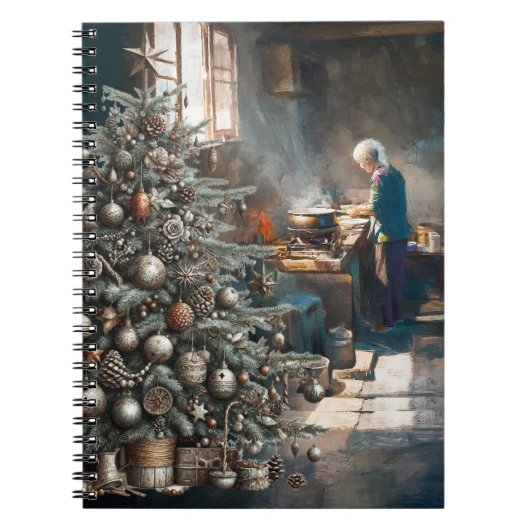 KLAARMAKEN VOOR KERSTDINER NOTITIEBOEK (Voorkant)