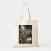 KLAARMAKEN VOOR KERSTDINER TOTE BAG (Achterkant)