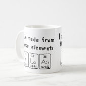 Klaas periodieke lijstnaam mok (Voorkant links)