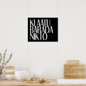 KLAATU BARADA NIKTO POSTER (Keuken)