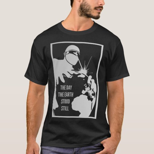 Klaatu Barada Nikto Robot Gort SiFi T-shirt (Voorkant)