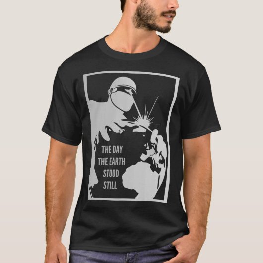 Klaatu Barada Nikto Robot Gort SiFi T-shirt (Voorkant)