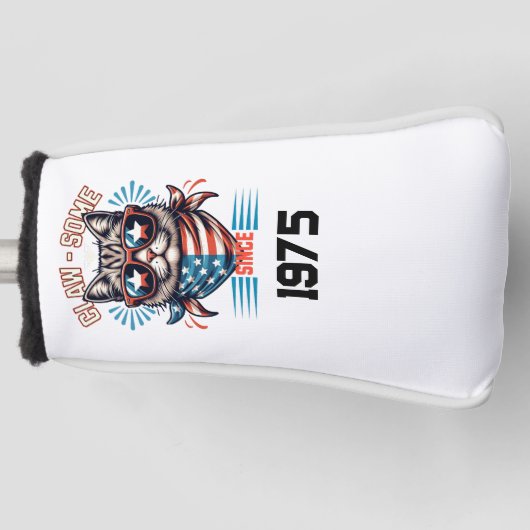 Klaauw-achtig Gepersonaliseerd Golfheadcover (Voorkant)