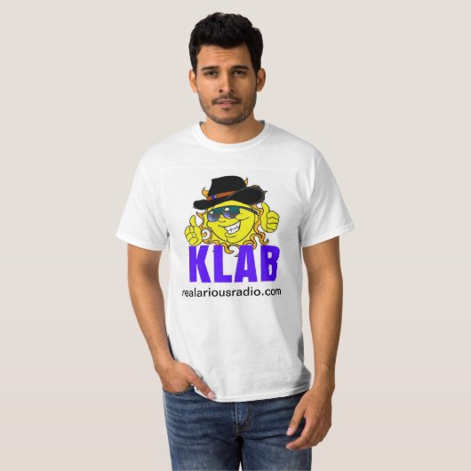 KLAB-radio T-shirt (Voorkant volledig)