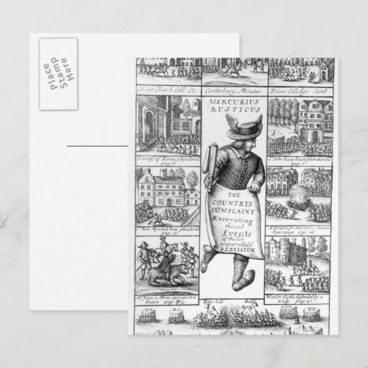 Klacht van het land briefkaart (Voorkant / Achterkant)