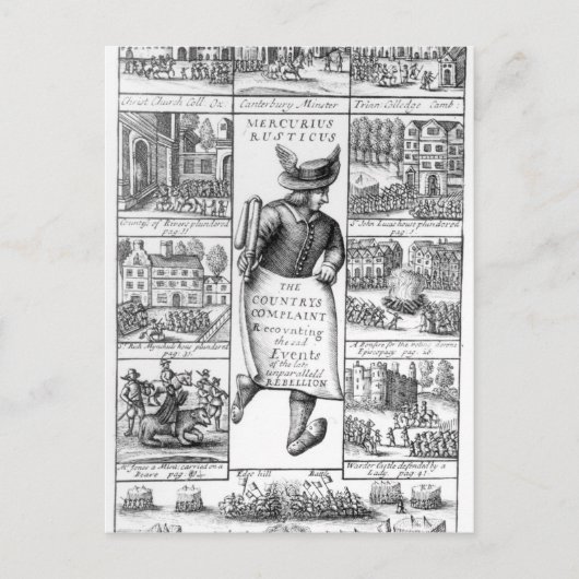 Klacht van het land briefkaart (Voorkant)