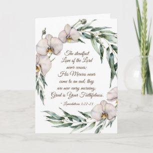 Klachten 3:22-23 Steadfast Love of the Lord Kaart