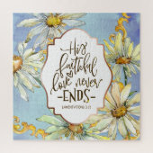 Klachten 3:22 His Faithful Love Never Ends Legpuzzel (Verticaal)