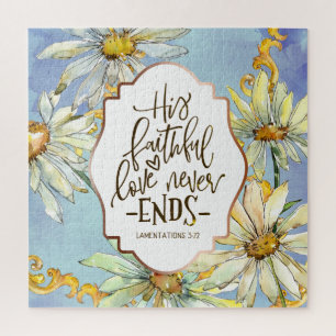 Klachten 3:22 His Faithful Love Never Ends Legpuzzel