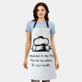 Klachten bij de kok schort (Gedragen)