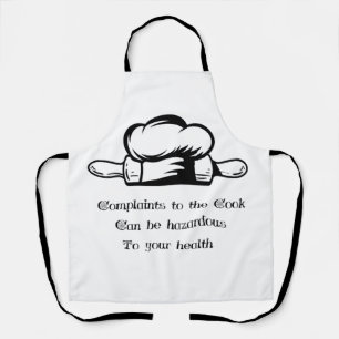Klachten bij de kok schort
