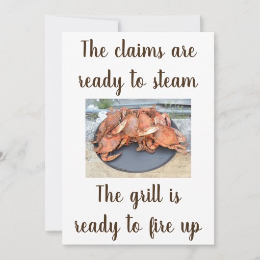 ***KLACHTEN ZIJN KLAAR VOOR STEAM** INVITATIE KAART (Voorkant)