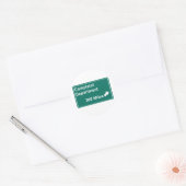 Klachtenafdeling 300 mijl ronde sticker (Envelop)