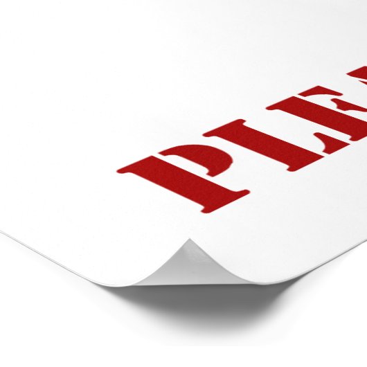 Klachtenafdeling Poster (Hoek)