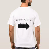 Klachtenafdeling T-shirt (Achterkant)