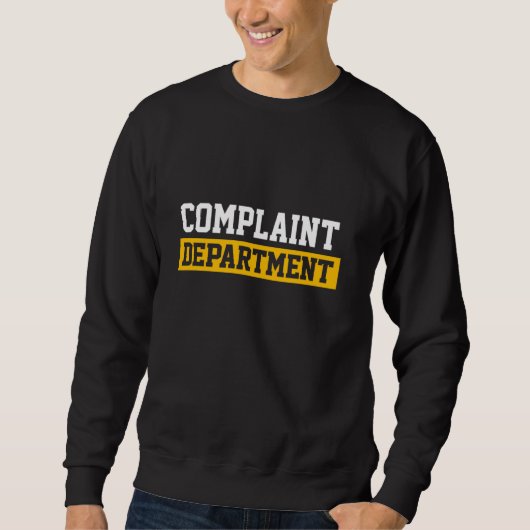Klachtenafdeling Trui (Voorkant)