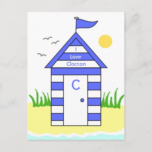 Klacton-on-Zee Briefkaart met doorsnede (Voorkant)