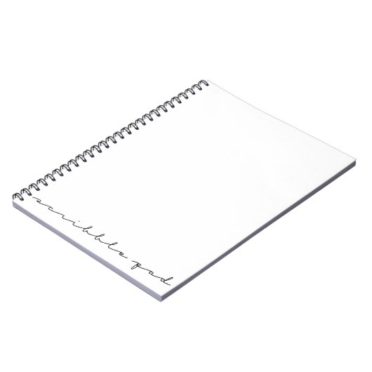 Kladblok Notitieboek (Linkerzijde)