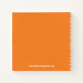 Kladblok - Oranje Notitieboek (Achterkant)