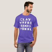 Klagen Pottery Makers Design Clay Water Hands T-shirt (Voorkant volledig)