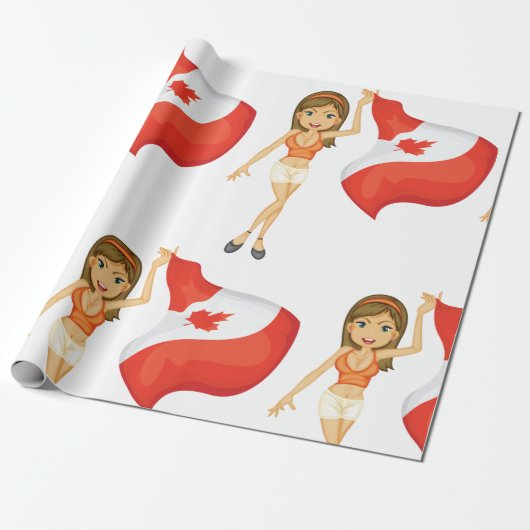 Klagen voor Canada-pakpapier Cadeaupapier (Uitgerold)