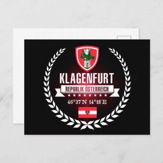 Klagenfurt Briefkaart (Voorkant / Achterkant)