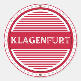 Klagenfurt City Pride Emblem – Austrian Identity Ronde Sticker