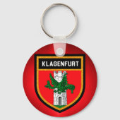 Klagenfurt Flag Sleutelhanger (Voorkant)