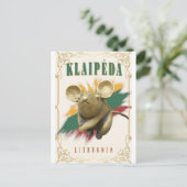 Klaipeda-Briefkaart Briefkaart (Staand voorkant)