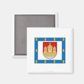 Klaipeda County Vlag Magneet (Voorkant / Achterkant)