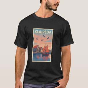 Klaipeda Mooie Landschap Reis naar Litouwen T-shirt