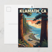 Klamath California Reizen Briefkaart (Voorkant / Achterkant)