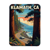 Klamath California Reizen Magneet (Verticaal)
