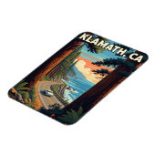Klamath California Reizen Magneet (Linkerzijde)