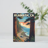 Klamath California Travel Briefkaart (Staand voorkant)