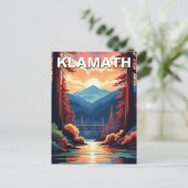 Klamath Californië Reizen Briefkaart (Staand voorkant)