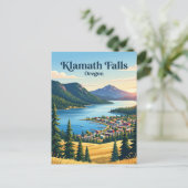 Klamath Falls, Oregon Briefkaart (Staand voorkant)