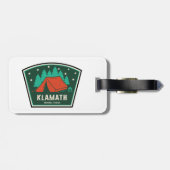Klamath National Forest Camping Bagagelabel (Achterkant horizontaal)