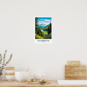 Klamath Oregon Reisprint Poster (Keuken)