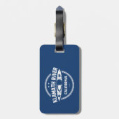 Klamath River, Californië Bagagelabel (Achterkant verticaal)