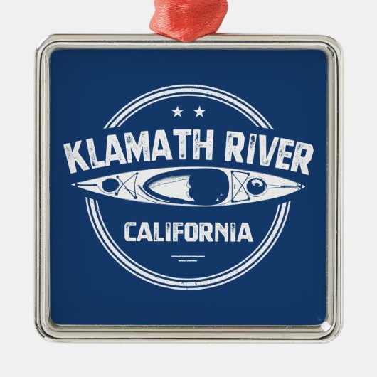 Klamath River, Californië Metalen Ornament (Voorkant)