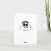 Klamme kaart, Storende Valentijnsdagkaarten Bedankkaart (Achterkant)