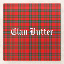 Klan Butter Tartan en aangepaste tekst